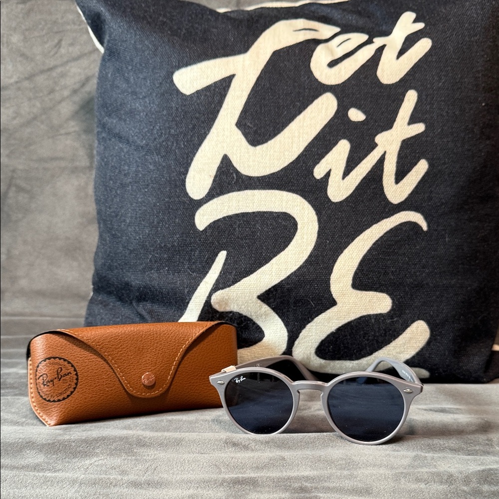 Ray-Ban Silver and Black Sunglasses